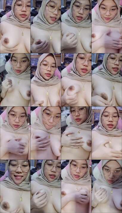 Abg Viral pertama kali hijab cantik berkacamata soleha mencoba bermain dengan periclikan Global Trending Top New 2025 terbaru wiwik